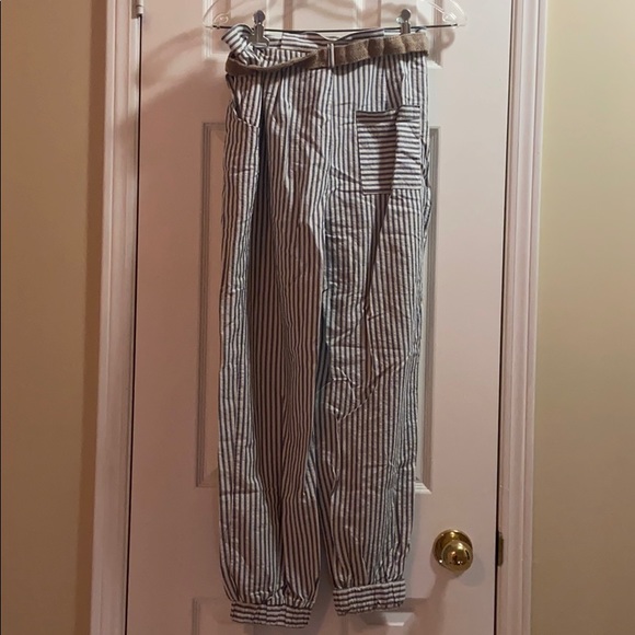 Zara Striped Pants - Picture 2 of 4